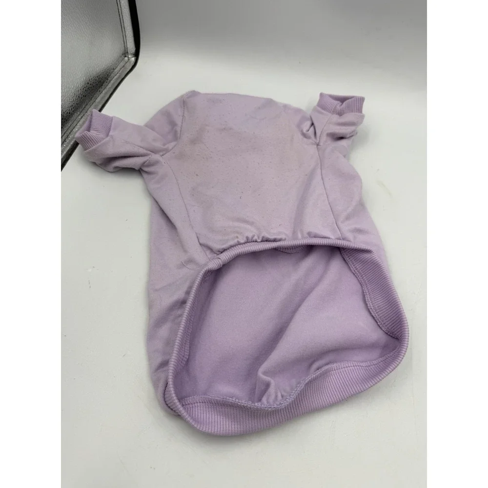 Pet Dog Lilac / Purple Sweatshirt for Medium Sized Dog / Cat Jacket Hoodie